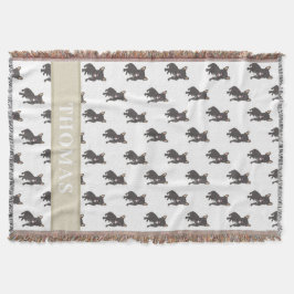 Cobertor de Bebê Frenchie Personalizado (Tigrado P