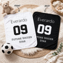 Futuro Astro do Futebol Bebê Nome Personalizado