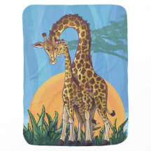 Giraffe Mama e Bebê