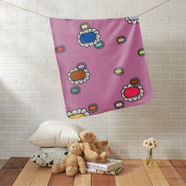 Cobertor De Bebe nice flowers