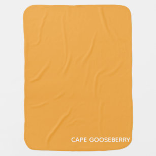 Cobertor De Bebe Nome amarelo de Cape Gooseberry