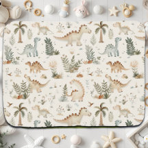 Padrão de Dinossauro Selvagem de Boho Whimsical