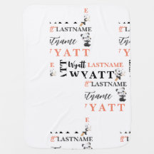 Panda Name Collage Pattern