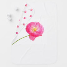 papoila cor-de-rosa com haste