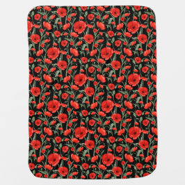Cobertor De Bebe Red Poppy