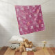 Cobertor De Bebe Teste padrão bonito das corujas cor-de-rosa de (In Situ)