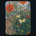 Cobertor De Bebe Vincent van Gogh - Borboletas e papagaios<br><div class="desc">Borboletas e papagaios - Vincent van Gogh,  Oil on Canvas,  1890</div>
