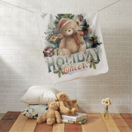 Cobertor De Bebe Vintage All Wrapped Up Holiday