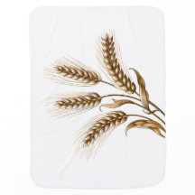 Wheat Ears Baby Blanket