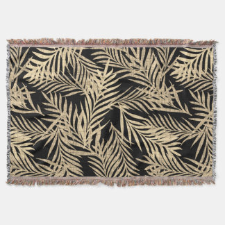 Cobertor de Decoração Tropical Boho Aconchegante.