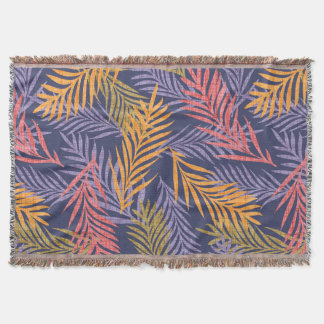 Cobertor de Decoração Tropical Boho Aconchegante. 