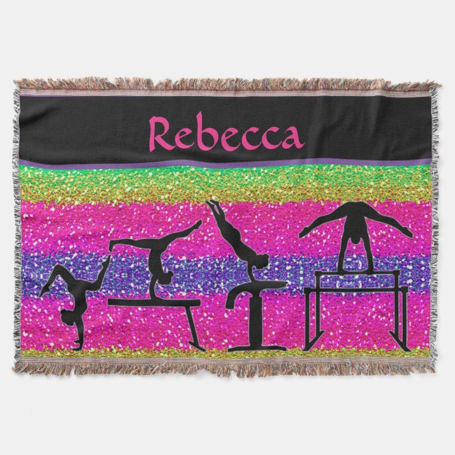 Cobertor de eventos de ginástica artística feminin (Frente)