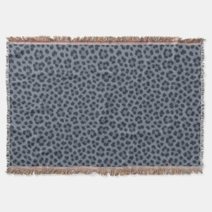 Cobertor de lançamento com estampa de leopardo cin