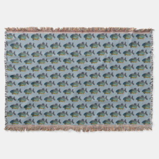 Cobertor de Lançamento Frenesi de Piranha (Azul)