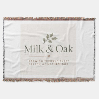 Cobertor de lançamento Milk & Oak