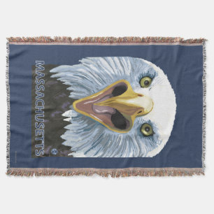 Cobertor De MassachusettsEagle fim acima