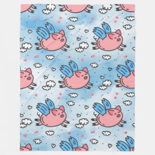 cobertor de porcos voadores