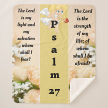 cobertor de sherpa do Psalm 27