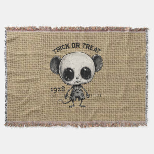 Cobertor de Tecido Trançado Vintage 1928 Rato Sini