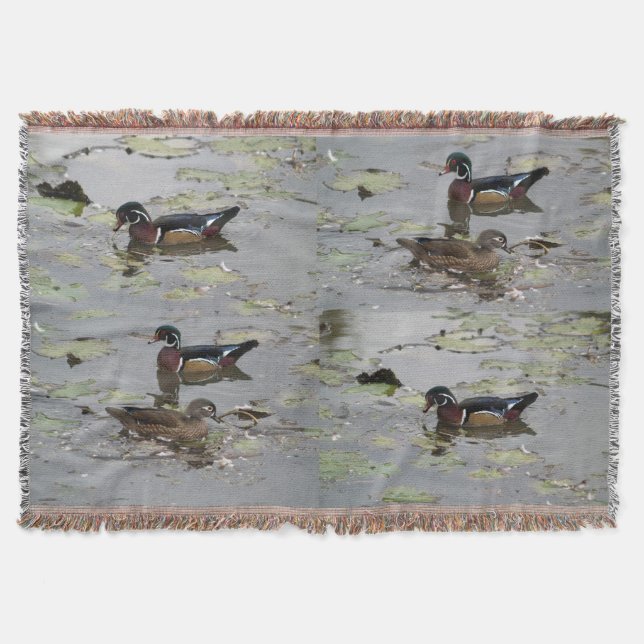 Cobertor de Tossir de Patos de Madeira (Frente)