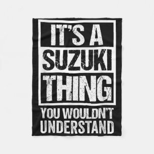 Cobertor De Velo 鈴 木 苗 É Uma Coisa Suzuki Que Você Não Entenderia F