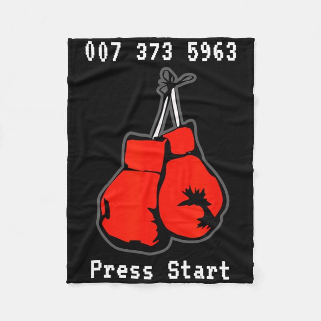 Cobertor De Velo 007 373 5963 The Dream Fight Video Game Code Boxin (Frente)