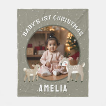 1º Natal do Bebê Rena Presente de Foto