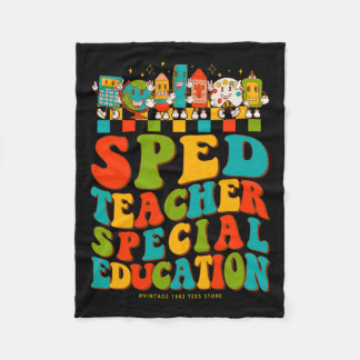 Cobertor De Velo 100º Dia De Ensino Especial De Professores Escolar