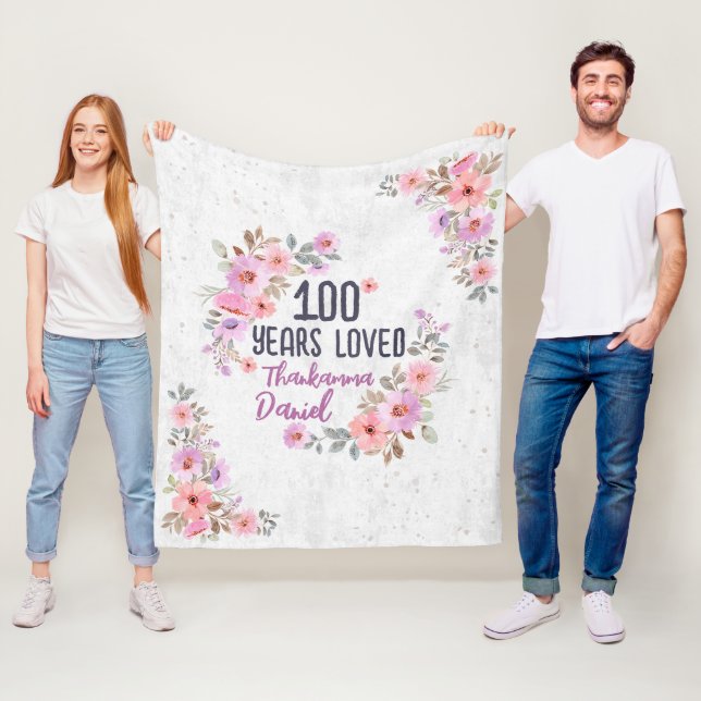 Cobertor De Velo 100º Presente Personalizado Para Mulheres, 100 (In Situ)