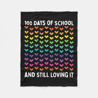 Cobertor De Velo 100 Dias Bons De Escola E Ainda A Adorando Coraçõe