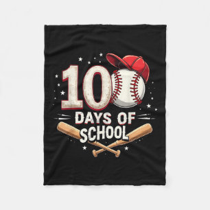 Cobertor De Velo 100 Dias De Basebol Escolar 100º Dia Da Escola