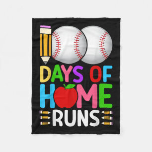 Cobertor De Velo 100 Dias De Casa Executa Baseball 100º Dia De