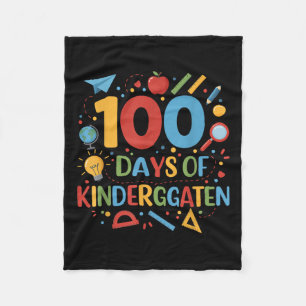 Cobertor De Velo 100 Dias De Escola De Jardim De Infância 100 Dias