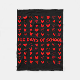 Cobertor De Velo 100 Dias De Escola Do Dia Dos Namorados Coração Am