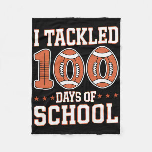 Cobertor De Velo 100 Dias De Futebol Escolar Garotos Toddler 100t