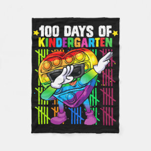 Cobertor De Velo 100 Dias De Jardim De Infância Dabbing Fidget Colo