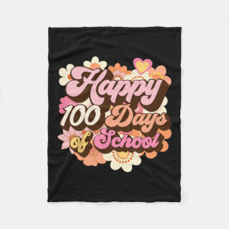 Cobertor De Velo 100 Dias De Professores Escolares Crianças Comemor