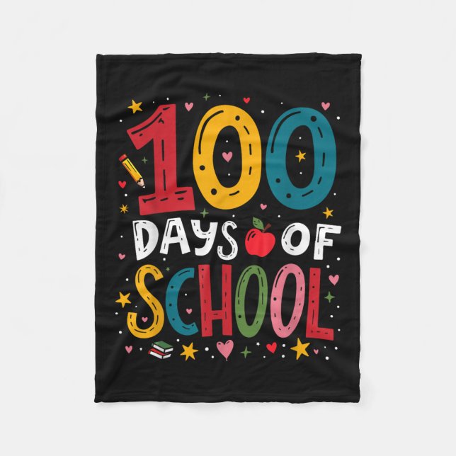 Cobertor De Velo 100 Dias De Professores Rapazes 2025 100 (Frente)