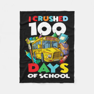 Cobertor De Velo 100 Dias Esmagados Na Escola 100º Dia Da Escola