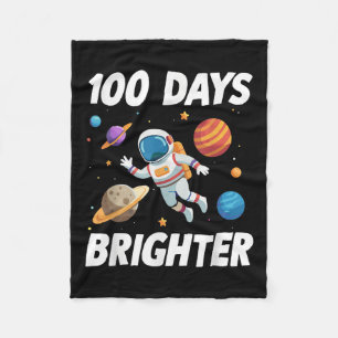 Cobertor De Velo 100 Dias Mais Brilhante Astronauta Espacial 100 Di
