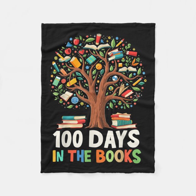 Cobertor De Velo 100 Dias Nos Livros Que Lem Professores 100 Dias (Frente)