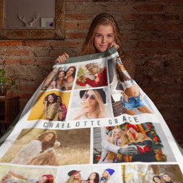 Cobertor De Velo 10 Foto Moderna Stars Na moda Nome Verde