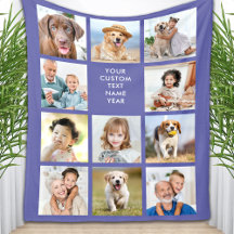 11 Colagem de Fotos Personalizada Trendy Periwinkl