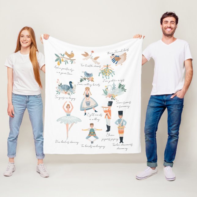 Cobertor De Velo 12 dias de Natal (In Situ)