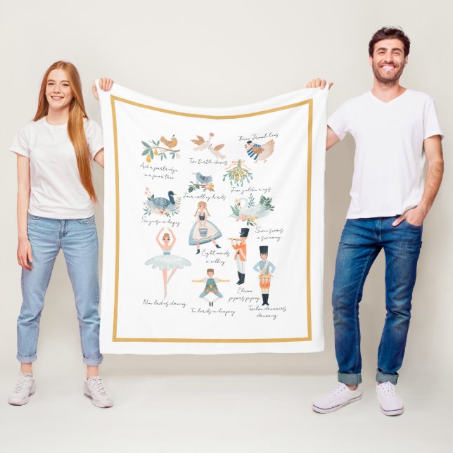 Cobertor De Velo 12 dias de Natal (In Situ)