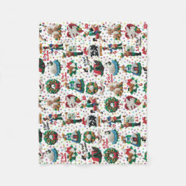 Cobertor De Velo 12 dias de Natal Criança de Ornamentos de Feltro F