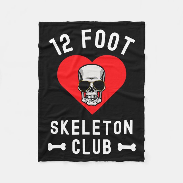 Cobertor De Velo 12 Foot Skeleton Club Giant Skelly Gles Valentine' (Frente)