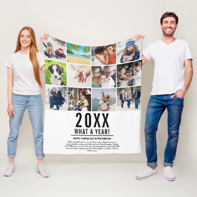 Cobertor De Velo 12 Fotocolagem Ano Familiar Em Revisão Moderna (In Situ)