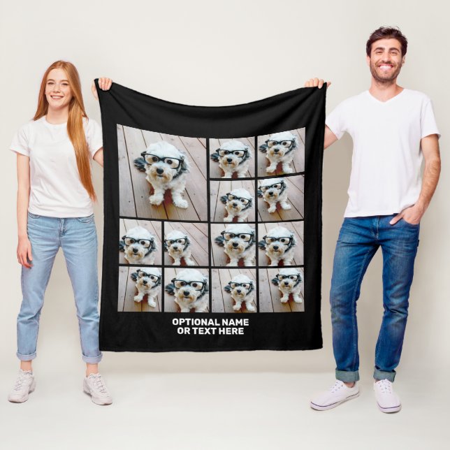Cobertor De Velo 13 Colagem de Fotografias com Esquema Quadrado Mod (In Situ)