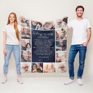 Cobertor De Velo 14-Foto No Amor Memória Noite Cotação Personalizad